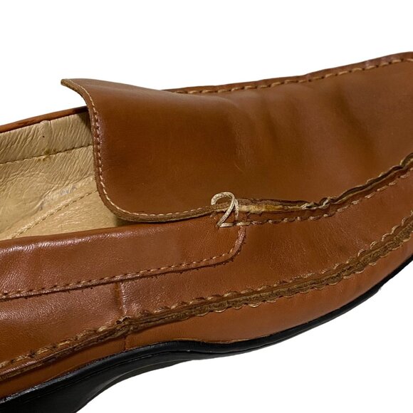 Alfani Indy Slip On Mens Loafers Size 8 Tan Brown Driving Mocs - Picture 7 of 8